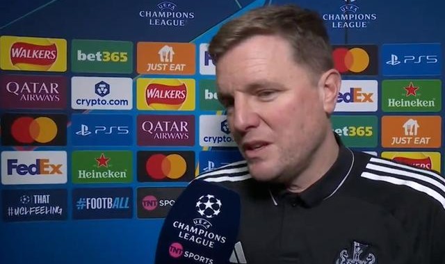 星空体育官网-埃迪-豪：我们今晚的表现非常出色；吉马良斯脚踝有一些肿胀