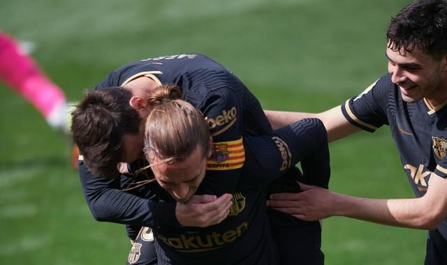 星空体育-【西甲】格列兹曼梅开阿森霍神扑 巴萨2比1客胜潜艇